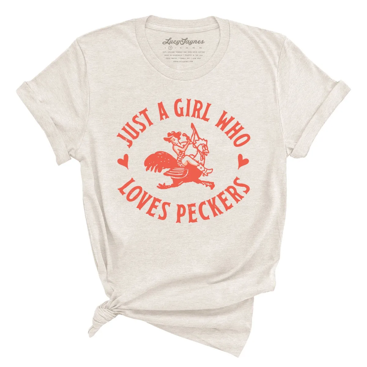 Just a Girl Who Loves Peckers Tee