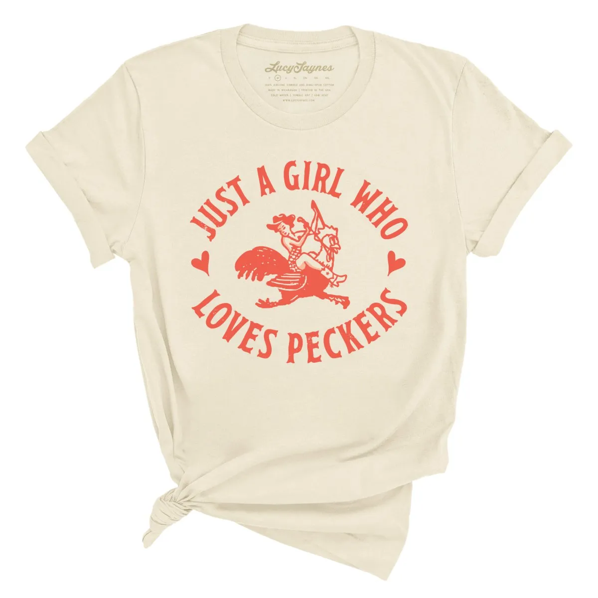 Just a Girl Who Loves Peckers Tee