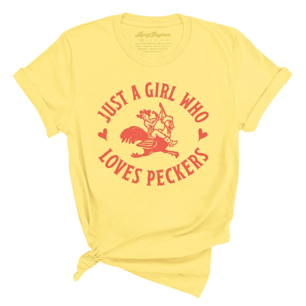 Just a Girl Who Loves Peckers Tee