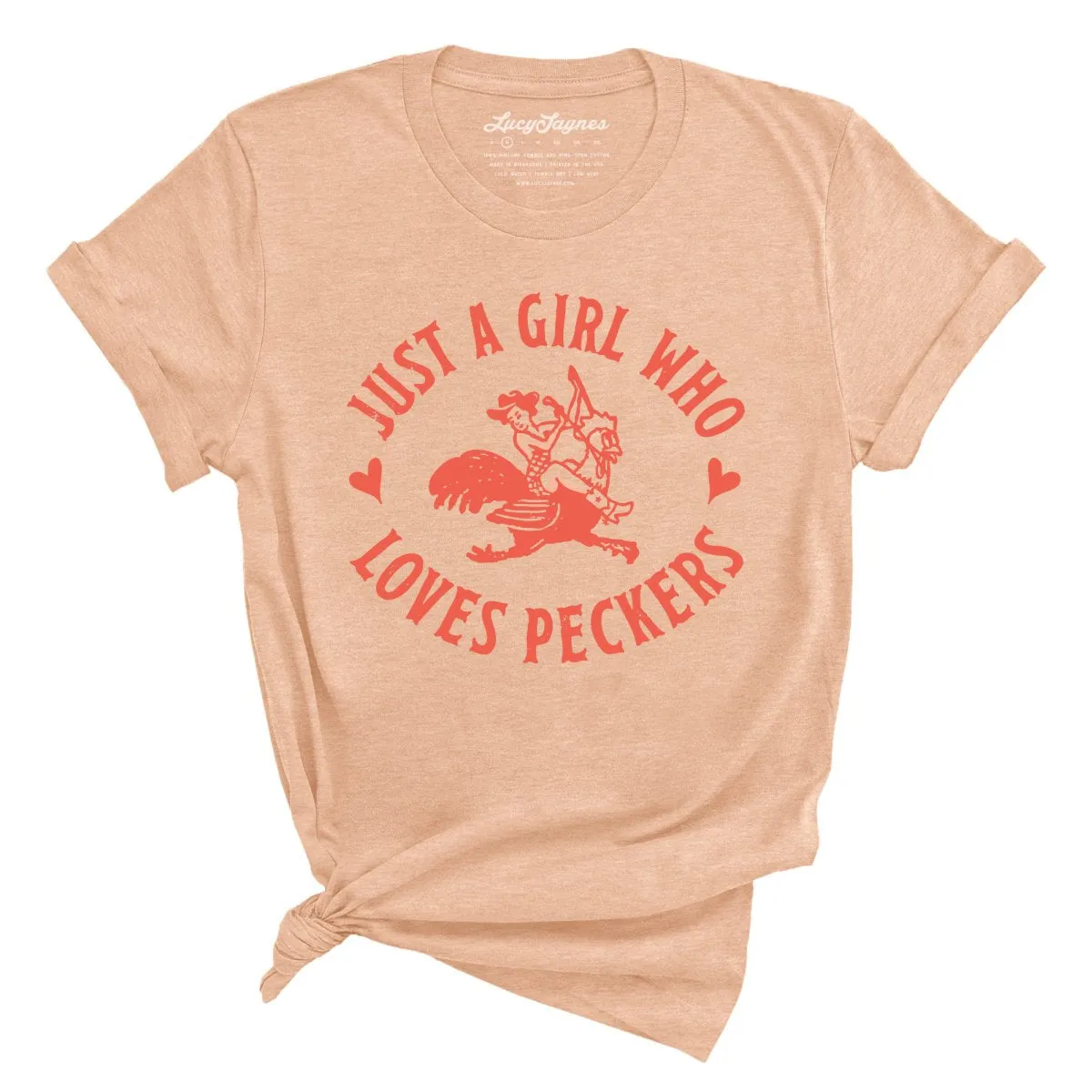 Just a Girl Who Loves Peckers Tee