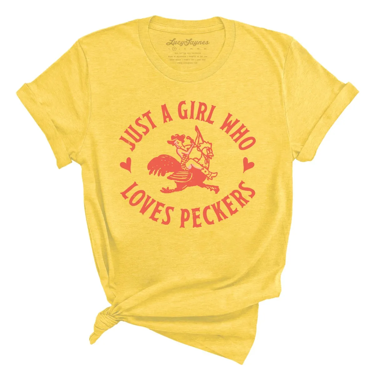 Just a Girl Who Loves Peckers Tee