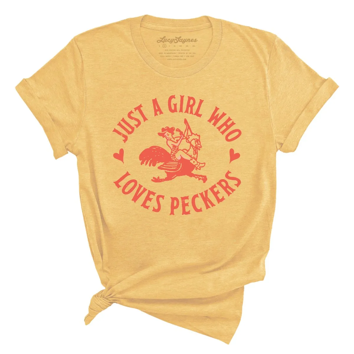 Just a Girl Who Loves Peckers Tee