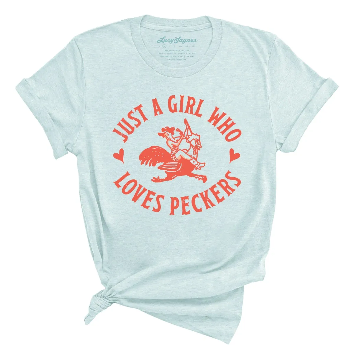 Just a Girl Who Loves Peckers Tee