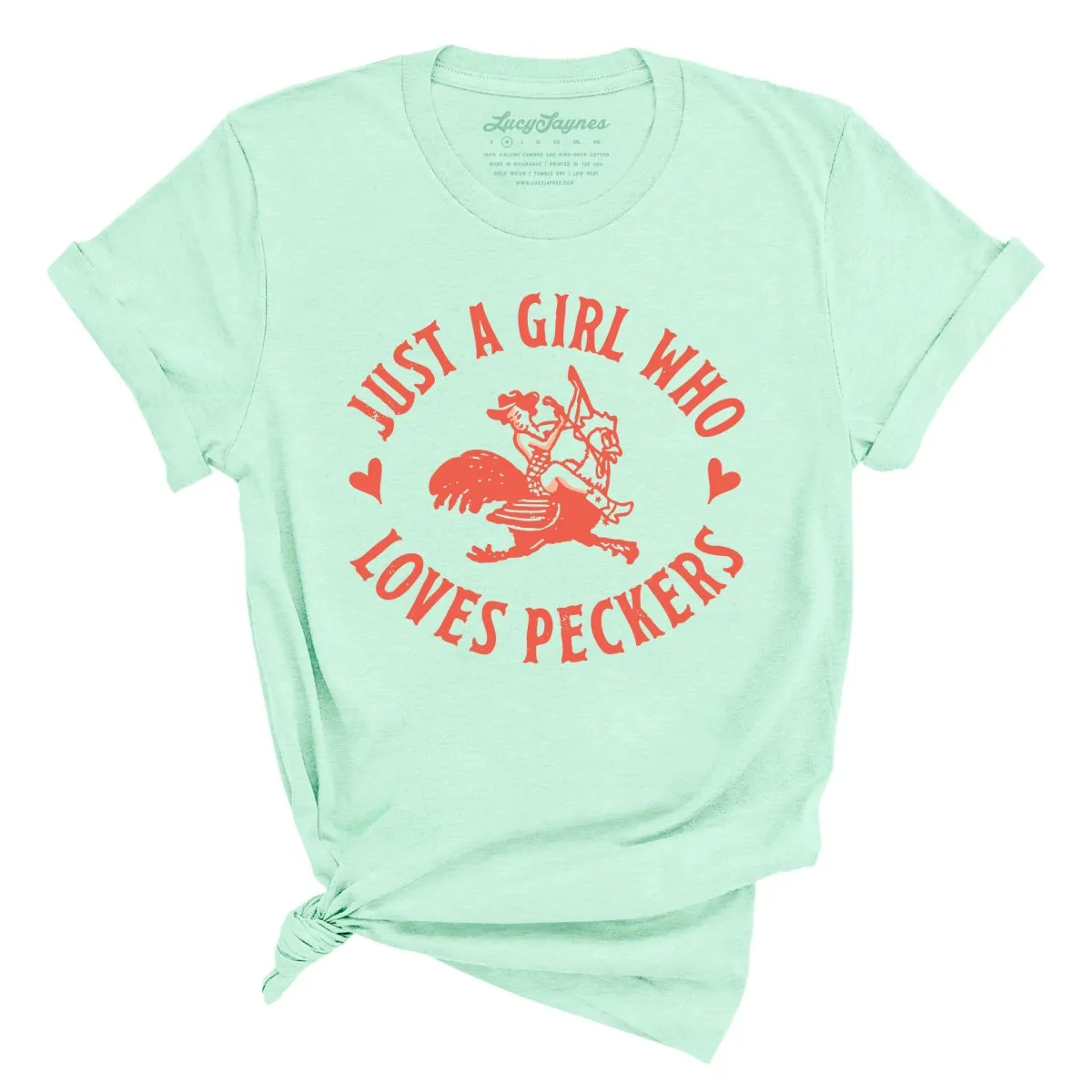 Just a Girl Who Loves Peckers Tee