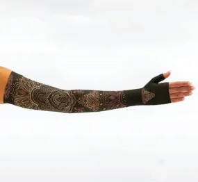 Juzo Soft Armsleeve w/ Silicone, Black Fanfare Juzo Soft Armsleeve w/ Silicone, Black Fanfare