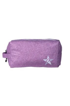 Lavender Rebel Makeup Bag with White Zipper Lavender Rebel Makeup Bag with White Zipper