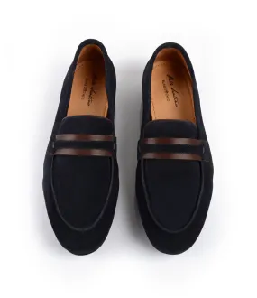 Luca Loafers - Blue Suede - Ultra Flex Luca Loafers - Blue Suede - Ultra Flex