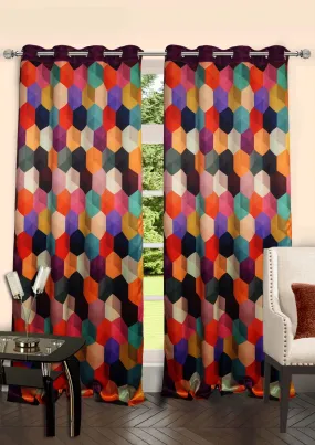 Lushomes Blackout Curtains, Galaxy Printed door curtain, 8 Metal Eyelets, curtains & drapes, parda, urban space curtains, curtains for living room, screen for door (48 X90 inches, Set of 1) Lushomes Blackout Curtains, Galaxy Printed door curtain, 8 Metal Eyelets, curtains & drapes, parda, urban space curtains, curtains for living room, screen for door (48 X90 inches, Set of 1)