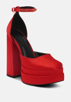 MARTINI Red Sky High Platform Sandals MARTINI Red Sky High Platform Sandals