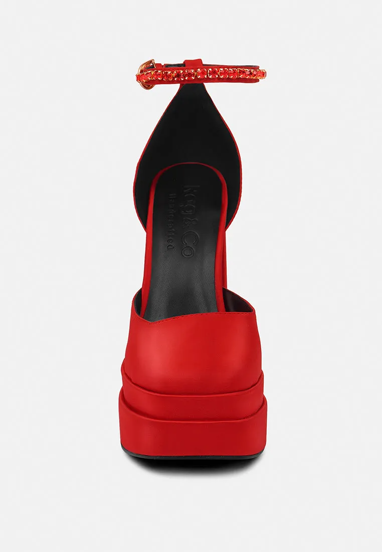 Martini Sky High Platform Sandals By Ruw