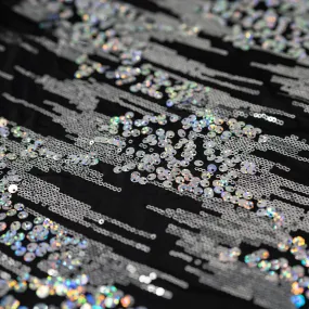 Marvelous Embroidered Sequin Spandex Fabric | Blue Moon Fabrics Marvelous Embroidered Sequin Spandex Fabric | Blue Moon Fabrics