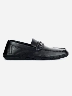 Men's Black Metal Trim Formal Slip On (ID2144) Men's Black Metal Trim Formal Slip On (ID2144)