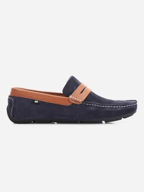 Men's Navy Moc Toe Casual Loafer (ID1142) Men's Navy Moc Toe Casual Loafer (ID1142)