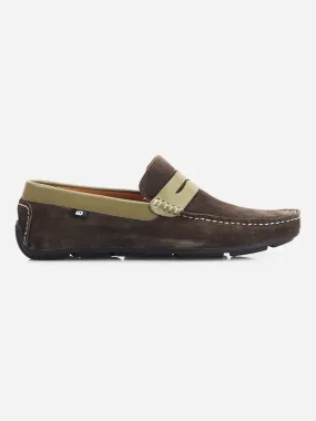 Men's Olive Moc Toe Casual Loafer (ID1142) Men's Olive Moc Toe Casual Loafer (ID1142)
