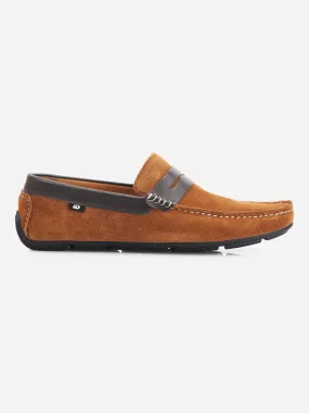Men's Tan Moc Toe Casual Loafer (ID1142) Men's Tan Moc Toe Casual Loafer (ID1142)