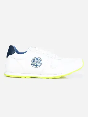 Men's White Lace Up Sneaker (ID3054) Men's White Lace Up Sneaker (ID3054)