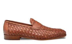 Mezlan "Solomeo" Woven Loafer Cognac Mezlan "Solomeo" Woven Loafer Cognac