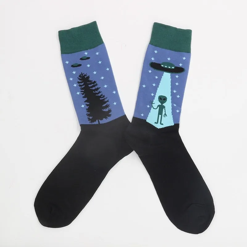 Middle Tube Funny Socks