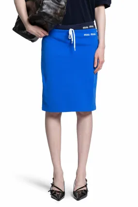 MIU MIU WOMAN BLUE SKIRTS MIU MIU WOMAN BLUE SKIRTS