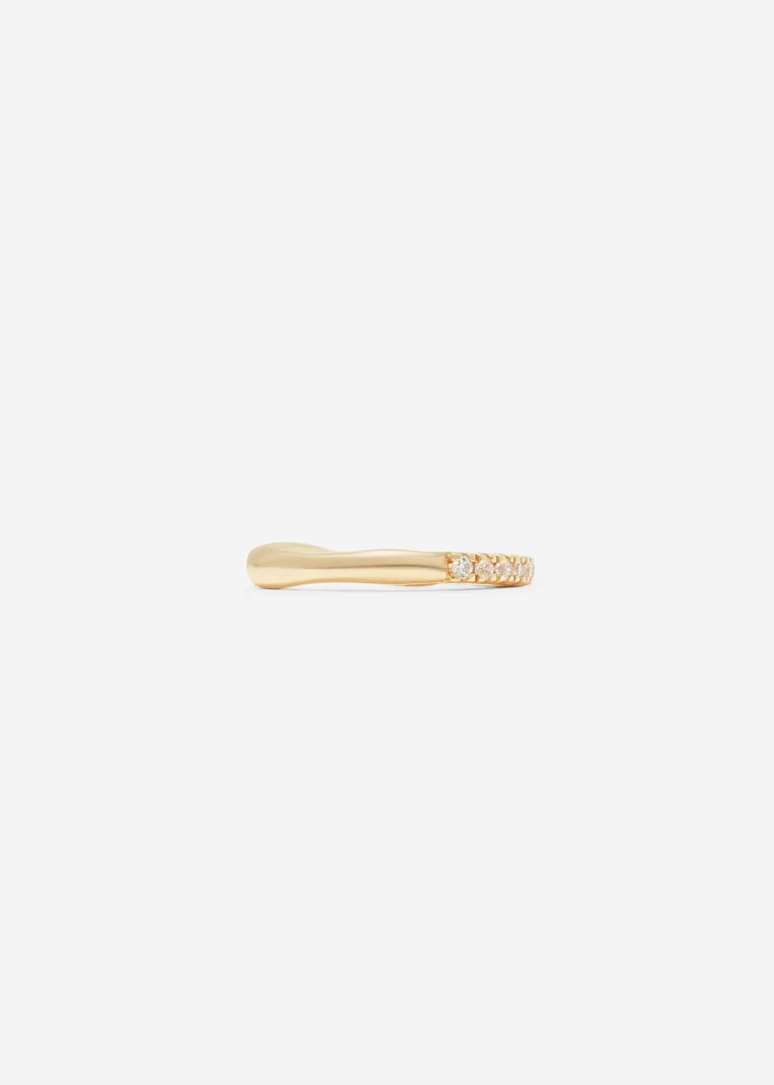 Molded French-V Set 1/3 Eternity Band 0.02 ct