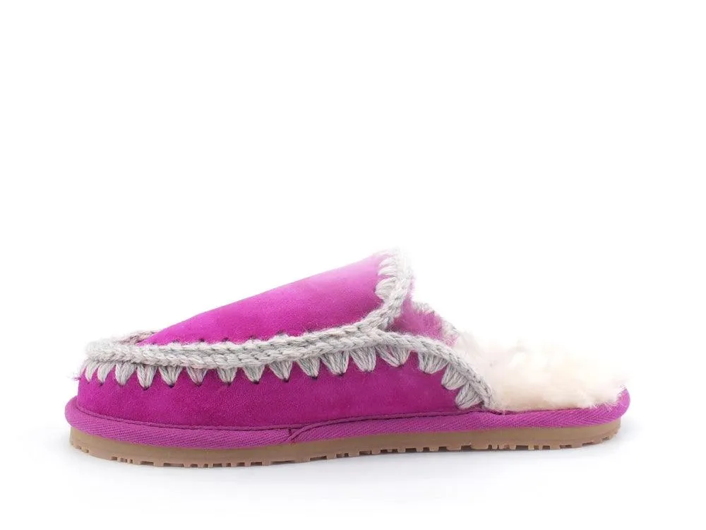 MOU Slipper Full Eskimo Stitch Ciabatta Pelo Cyclamin MU.FW161007A