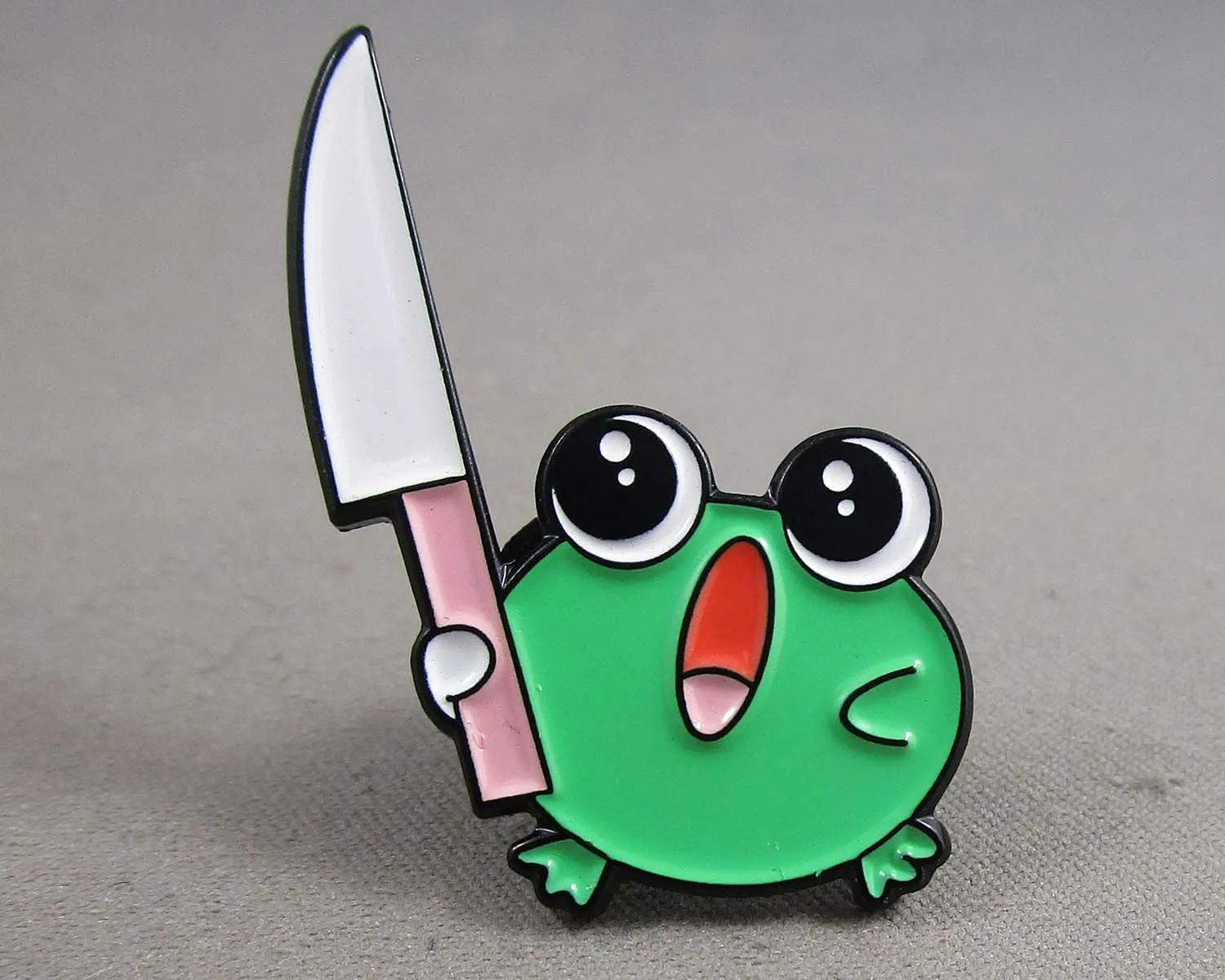 Murder Frog Enamel Pin 1pc (BIN 40)