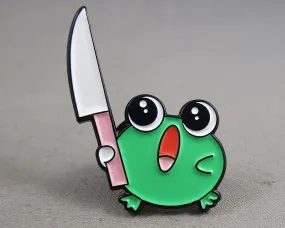 Murder Frog Enamel Pin 1pc (BIN 40) Murder Frog Enamel Pin 1pc (BIN 40)