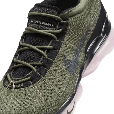 Nike Men's Air Vapormax 2023 Flyknit Shoes - Medium Olive / Pink Oxford / Black