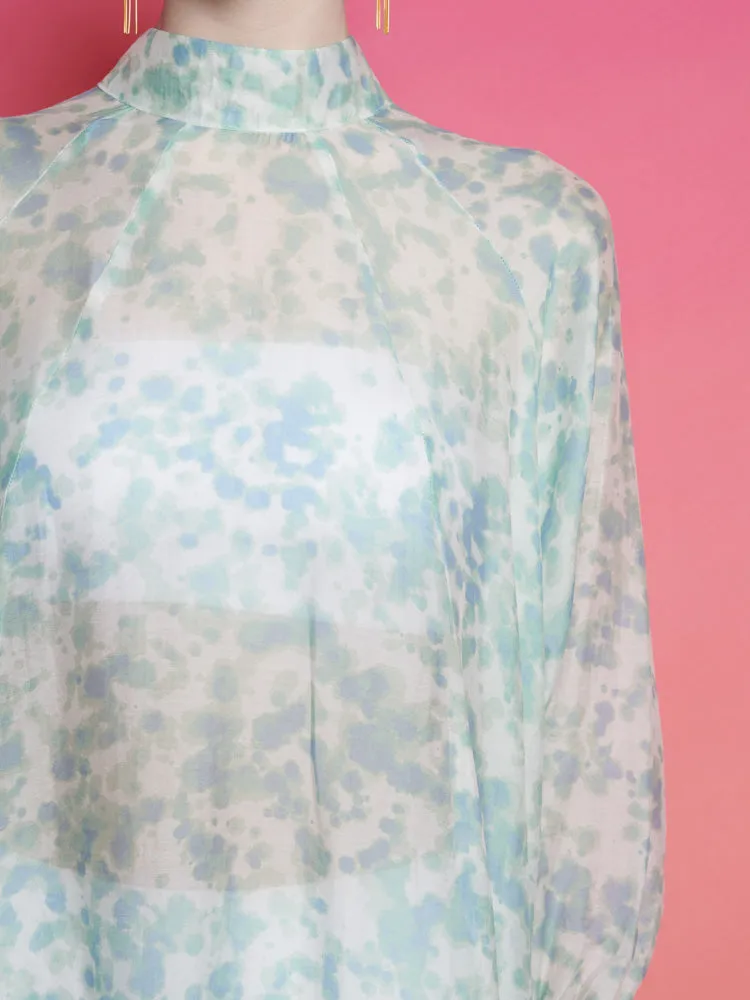 Nina Printed Midi Dress