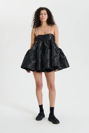 OBERRA | DRESS SUNSHINE FIL-COUPÉ BLACK OBERRA | DRESS SUNSHINE FIL-COUPÉ BLACK