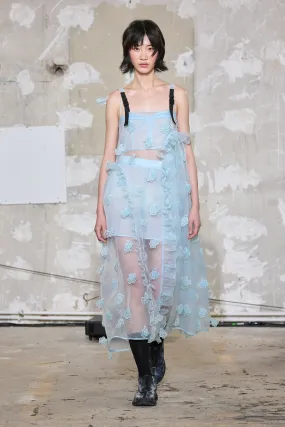 OSWALD | DRESS KIRI EMBROIDERY LIGHT BLUE OSWALD | DRESS KIRI EMBROIDERY LIGHT BLUE