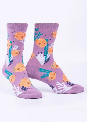 Pufferfish Women's Socks Pufferfish Women's Socks