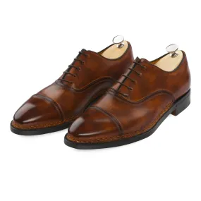 "Regale" Five-Eyelet Oxford with Double-Stitched Cap Toe "Regale" Five-Eyelet Oxford with Double-Stitched Cap Toe