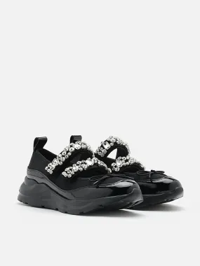 Renae Diamante Embellished Bow Sneakers Renae Diamante Embellished Bow Sneakers