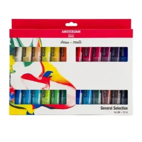 Royal Talens Acrylic Paint General Selection Set - 24 X 20ml Royal Talens Acrylic Paint General Selection Set - 24 X 20ml