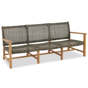 Sanur Teak & Woven Outdoor Sofa 65" Sanur Teak & Woven Outdoor Sofa 65"