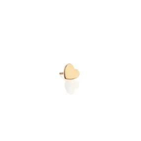 Single Heart Stud Earring Single Heart Stud Earring