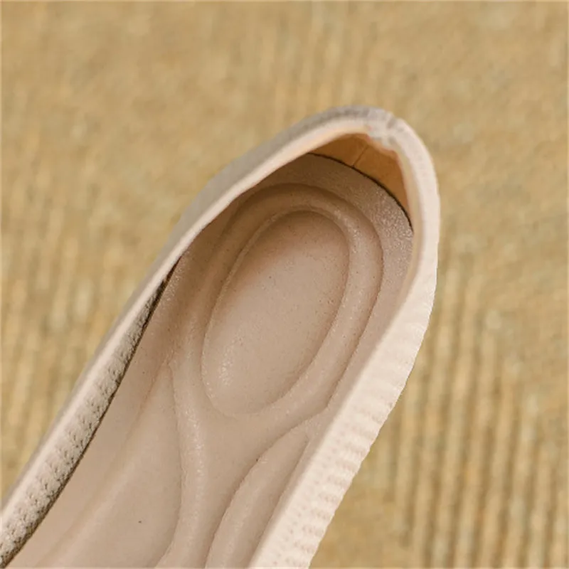 Spring Cozy Square Toe Soft Sole Flats