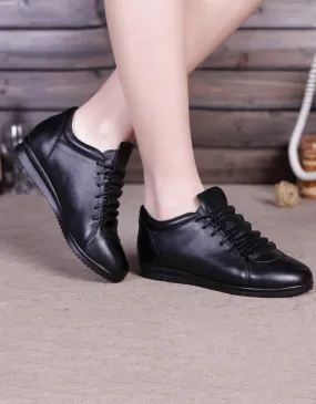 Spring Soft Leather Comfortable Women's Shoes Spring Soft Leather Comfortable Women's Shoes