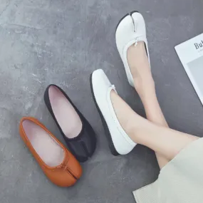 Spring Women Leather Retro Flats Spring Women Leather Retro Flats