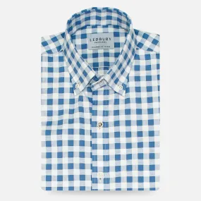 The Blue Coleman Cotton Linen Gingham Custom Shirt The Blue Coleman Cotton Linen Gingham Custom Shirt