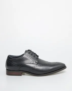 Tomaz F402 Men's Brogue Toe Derby (Black) Tomaz F402 Men's Brogue Toe Derby (Black)
