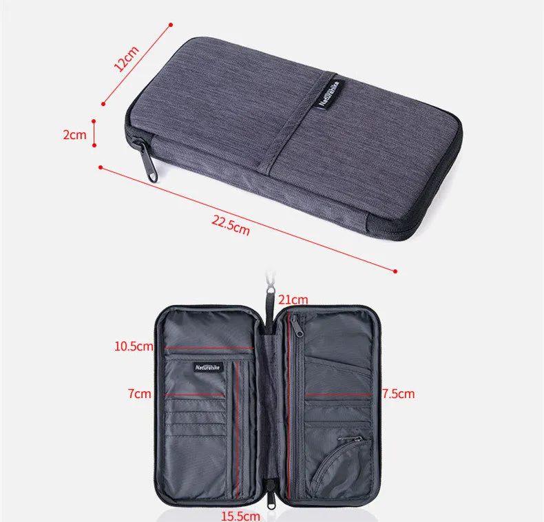 Travel Multifunctional Document Bag Cash And Passport Storage