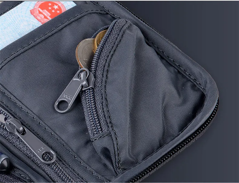 Travel Multifunctional Document Bag Cash And Passport Storage