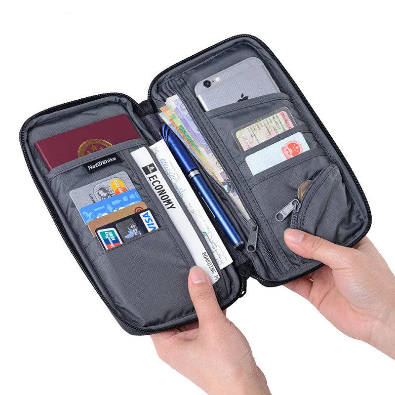 Travel Multifunctional Document Bag Cash And Passport Storage