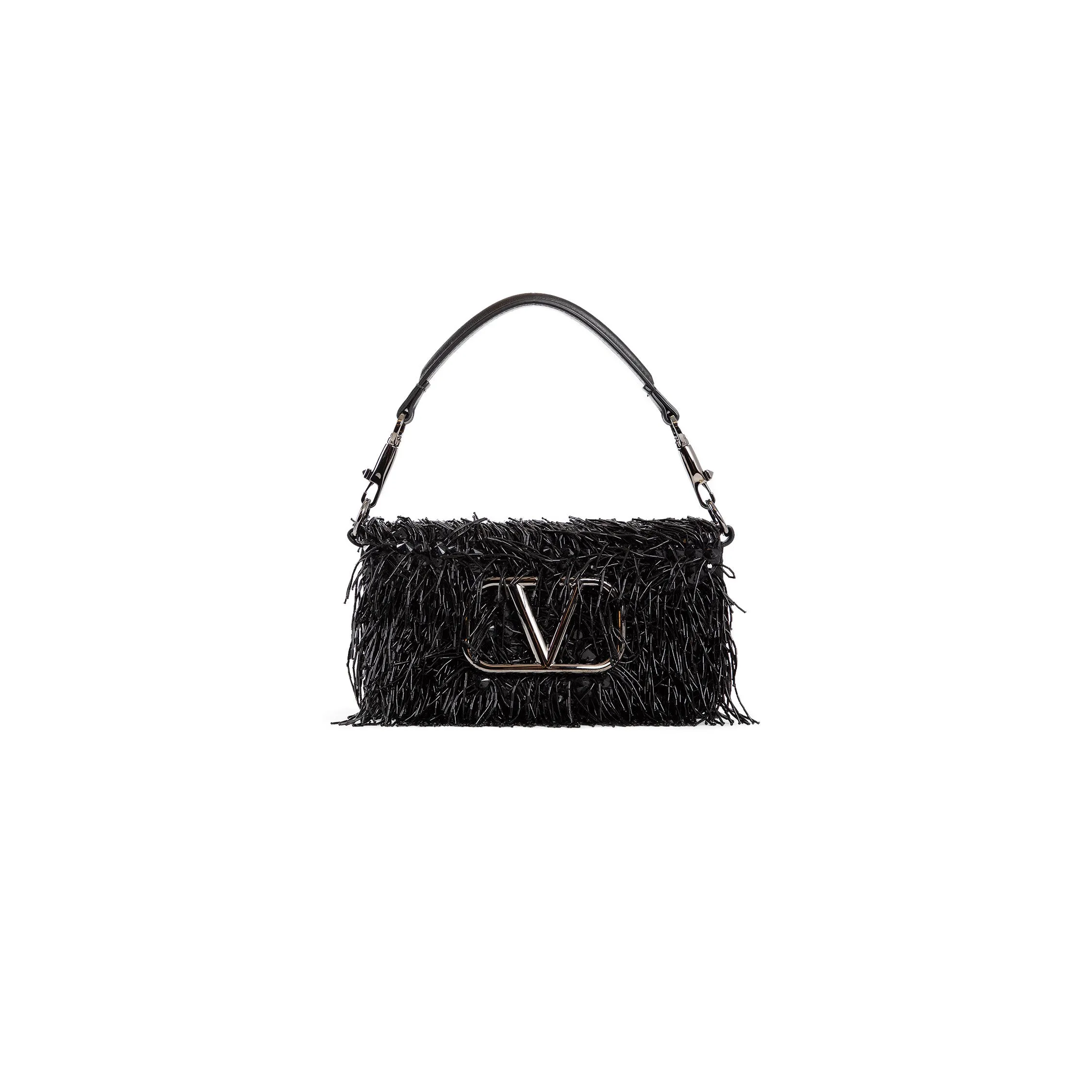 VALENTINO WOMAN BLACK CROSSBODY BAGS
