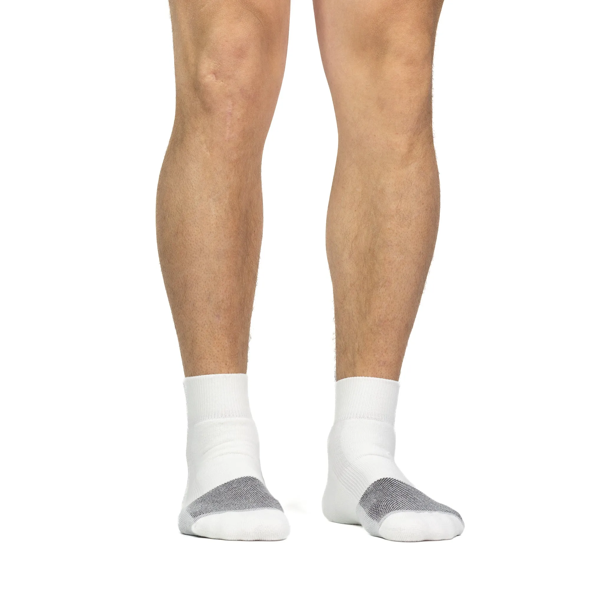 Wick Dry Triathlon Lightweight Quarter Crew Running Sock