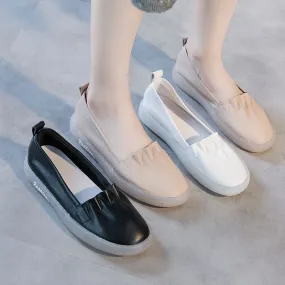 Women Soft Leather Casual Flats Shoes Women Soft Leather Casual Flats Shoes